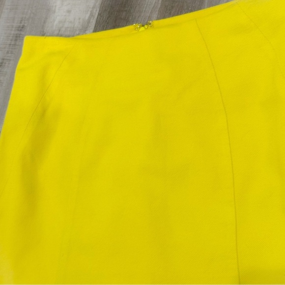 Ann Taylor Loft bright yellow mini skirt ❤️ - Picture 5 of 8